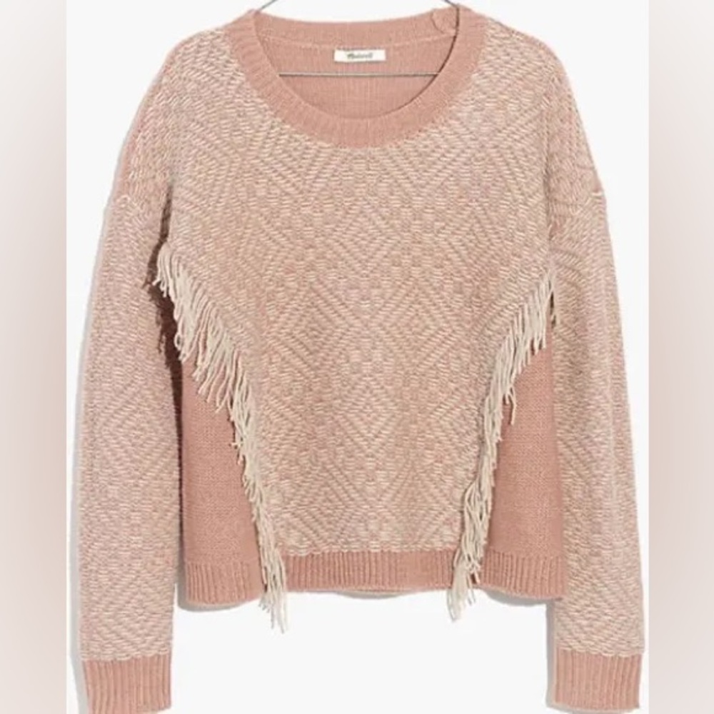 Madewell Wool-blend Fringe Sweater